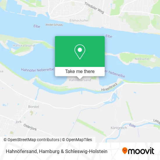 Карта Hahnöfersand