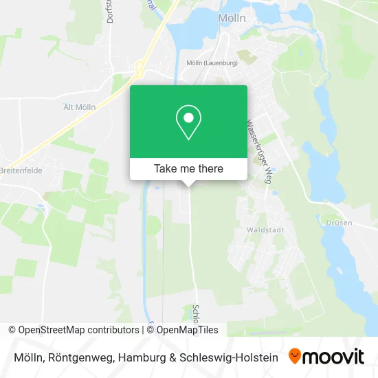 Карта Mölln, Röntgenweg