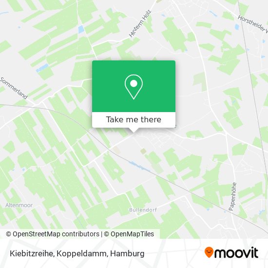 Kiebitzreihe, Koppeldamm map