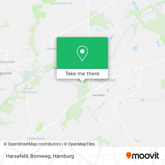 Harsefeld, Bornweg map