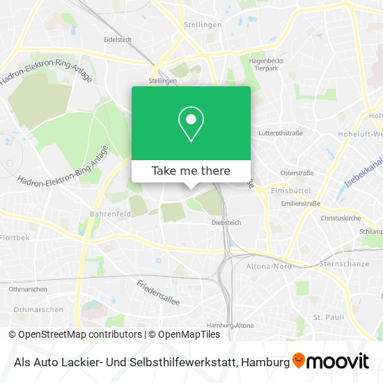 Als Auto Lackier- Und Selbsthilfewerkstatt map