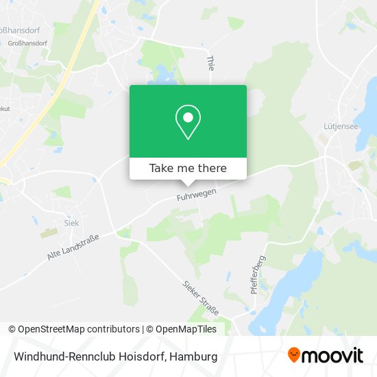Windhund-Rennclub Hoisdorf map