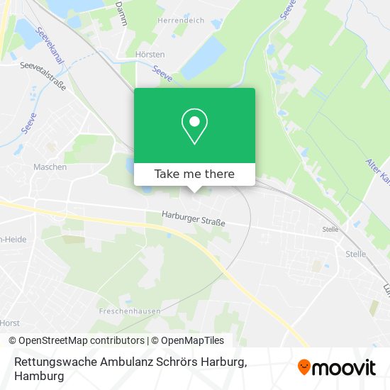 Rettungswache Ambulanz Schrörs Harburg map