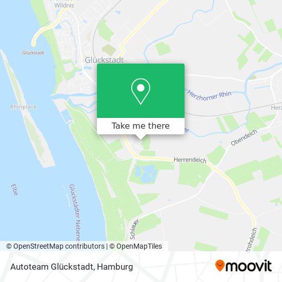 Autoteam Glückstadt map