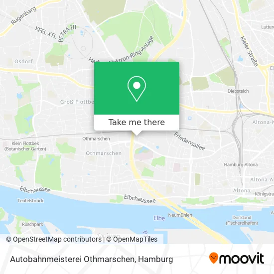 Карта Autobahnmeisterei Othmarschen