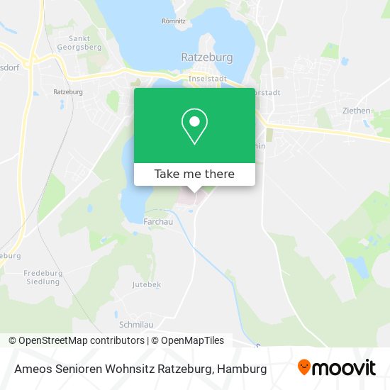 Ameos Senioren Wohnsitz Ratzeburg map