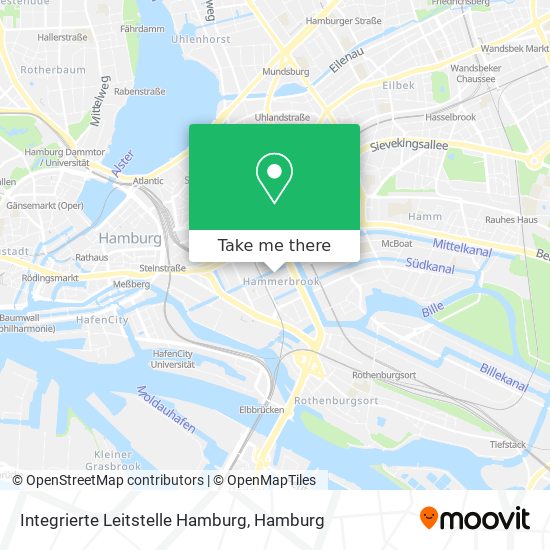 Integrierte Leitstelle Hamburg map