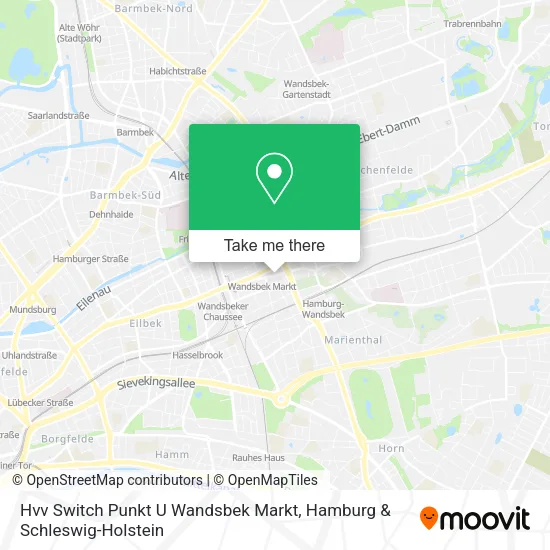 Карта Hvv Switch Punkt U Wandsbek Markt