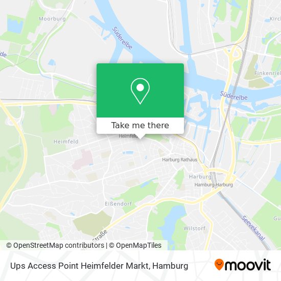 Ups Access Point Heimfelder Markt map