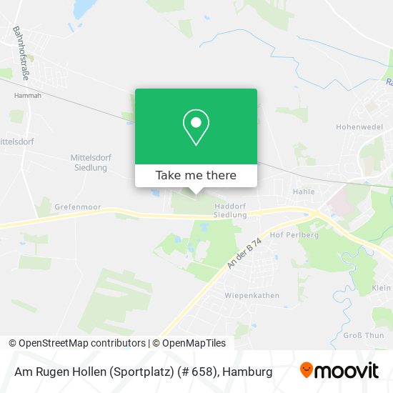 Am Rugen Hollen (Sportplatz) (# 658) map