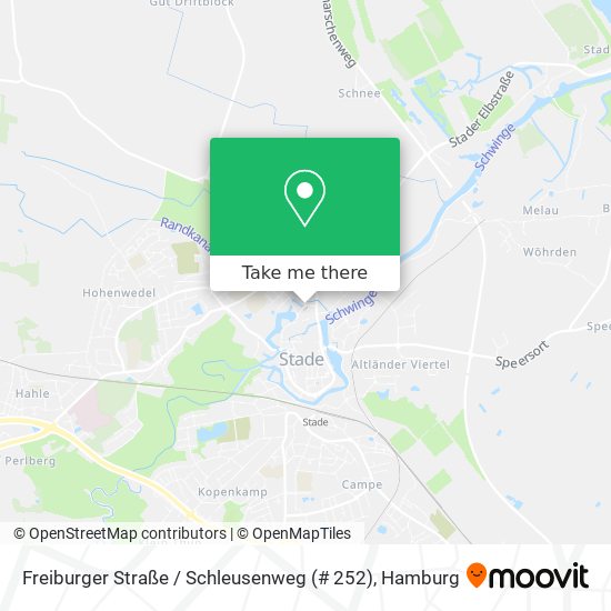 Freiburger Straße / Schleusenweg (# 252) map