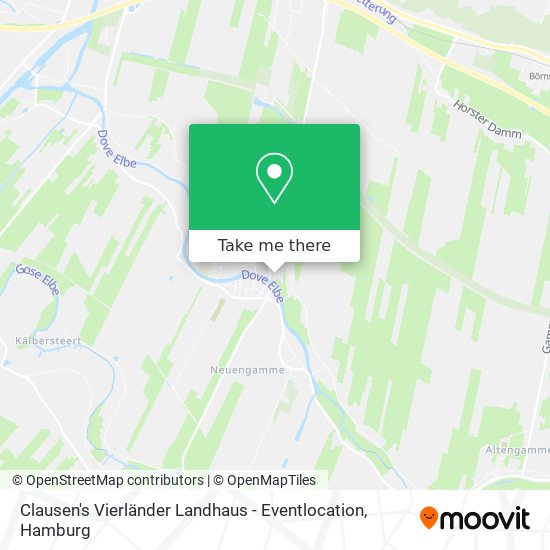 Clausen's Vierländer Landhaus - Eventlocation map
