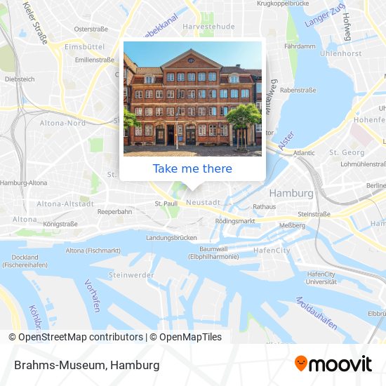 Brahms-Museum map