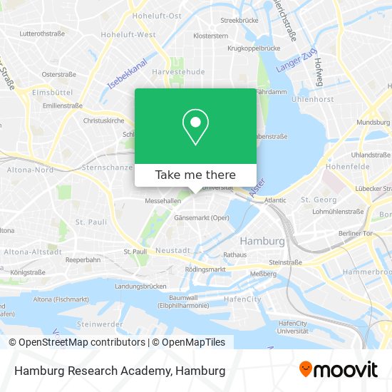 Hamburg Research Academy map