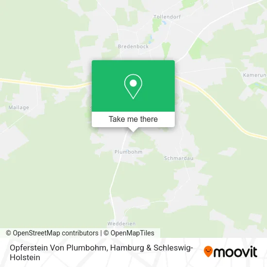 Карта Opferstein Von Plumbohm