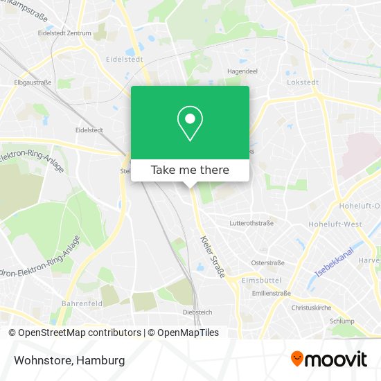 Wohnstore map