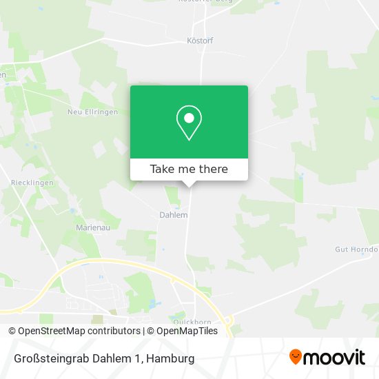 Großsteingrab Dahlem 1 map