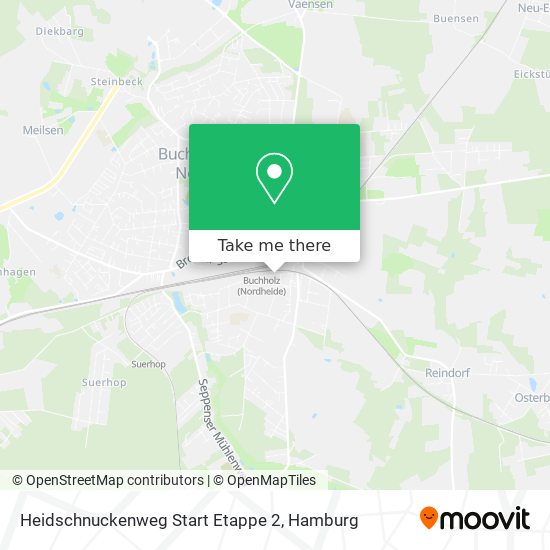 Heidschnuckenweg Start Etappe 2 map