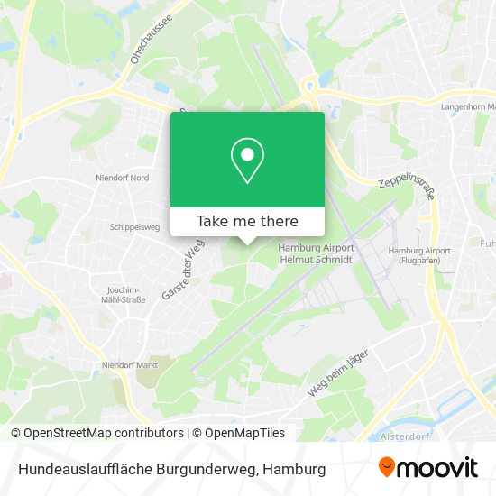 Hundeauslauffläche Burgunderweg map