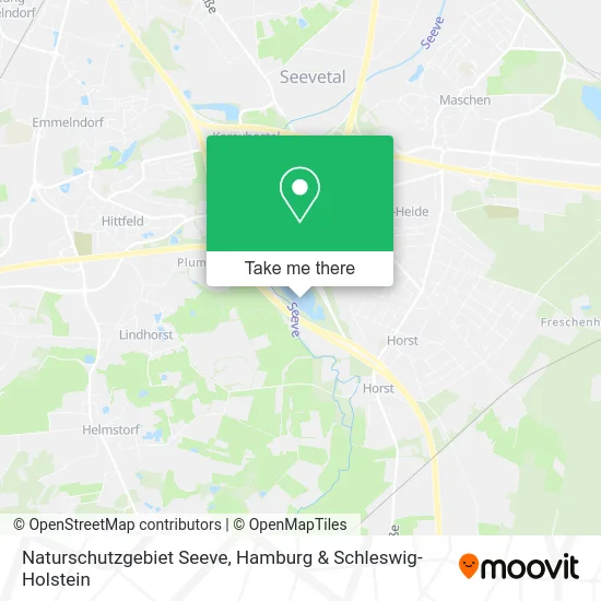 Карта Naturschutzgebiet Seeve