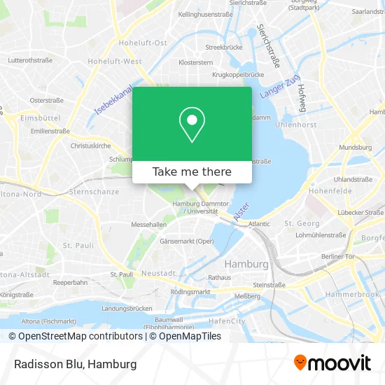 Карта Radisson Blu