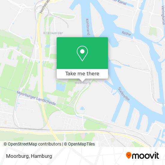 Moorburg map