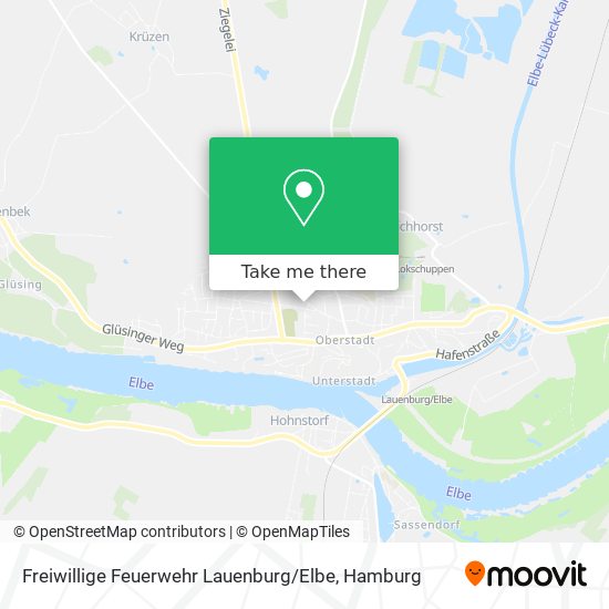 Карта Freiwillige Feuerwehr Lauenburg / Elbe