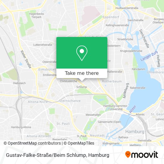 Gustav-Falke-Straße / Beim Schlump map