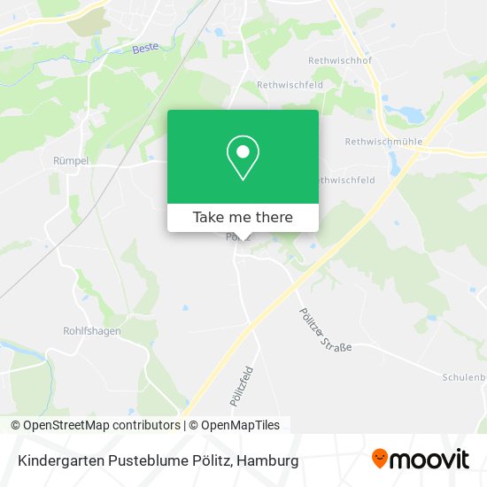 Kindergarten Pusteblume Pölitz map