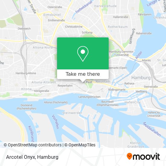 Arcotel Onyx map