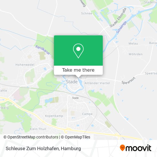 Schleuse Zum Holzhafen map