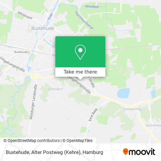 Карта Buxtehude, Alter Postweg (Kehre)