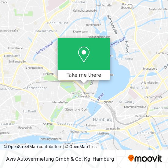 Avis Autovermietung Gmbh & Co. Kg map