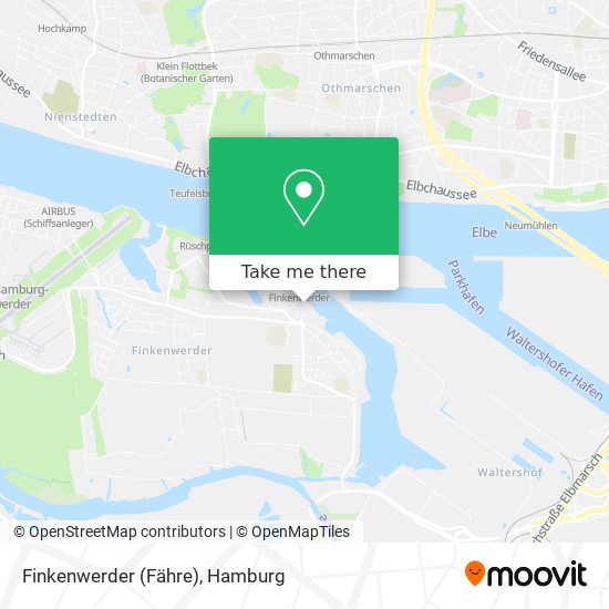 Карта Finkenwerder (Fähre)