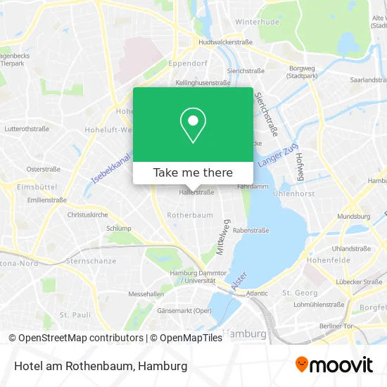 Карта Hotel am Rothenbaum