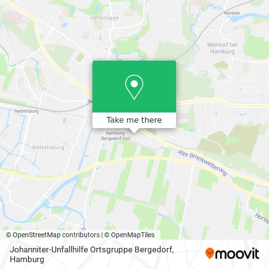 Johanniter-Unfallhilfe Ortsgruppe Bergedorf map