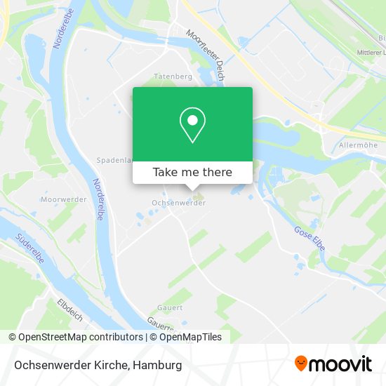 Ochsenwerder Kirche map