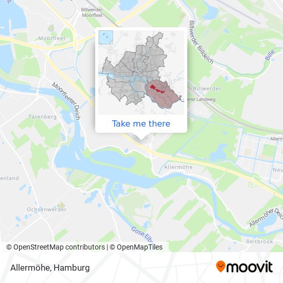 Allermöhe map