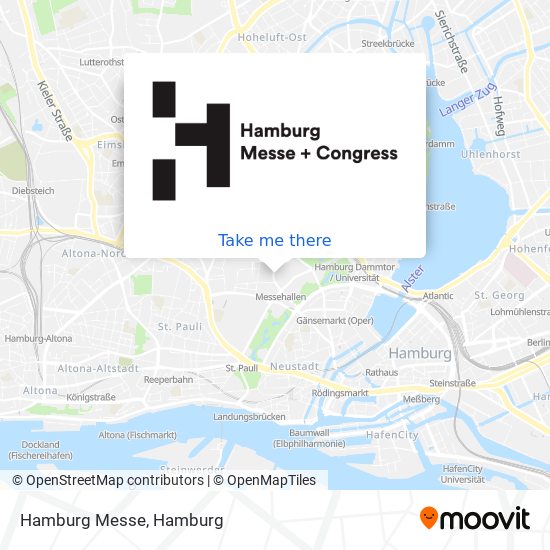 Hamburg Messe map