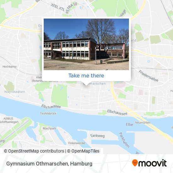 Gymnasium Othmarschen map