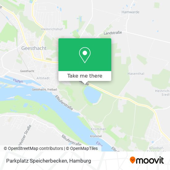 Parkplatz Speicherbecken map