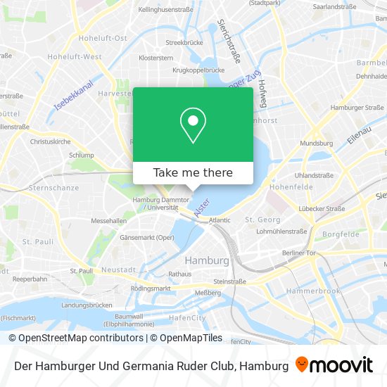 Der Hamburger Und Germania Ruder Club map