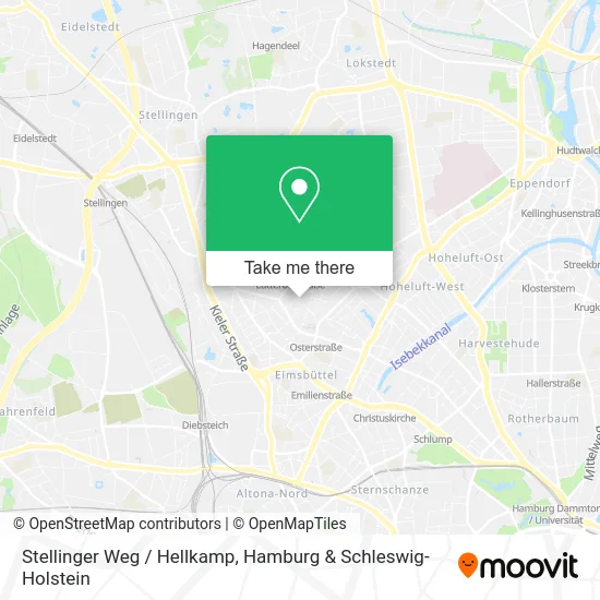 Карта Stellinger Weg / Hellkamp