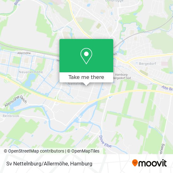 Sv Nettelnburg/Allermöhe map