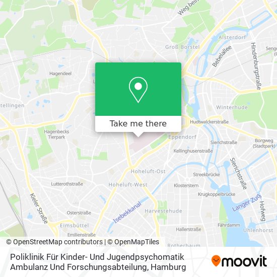 Poliklinik Für Kinder- Und Jugendpsychomatik Ambulanz Und Forschungsabteilung map