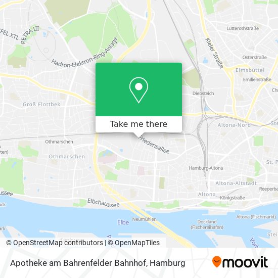 Apotheke am Bahrenfelder Bahnhof map