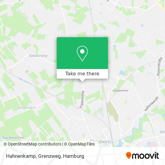 Hahnenkamp, Grenzweg map