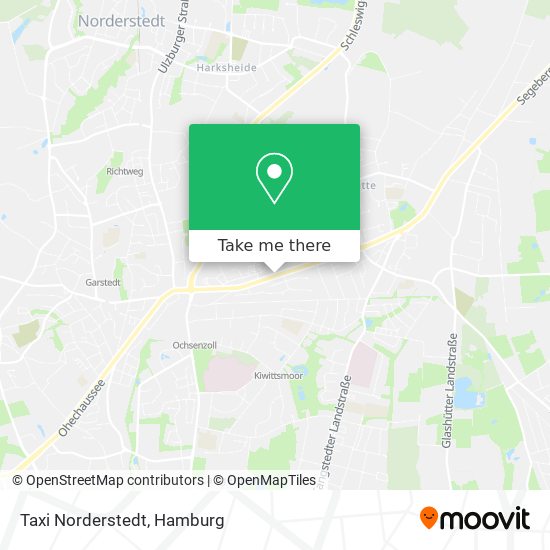 Taxi Norderstedt map