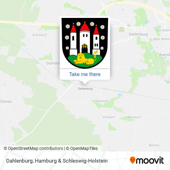 Dahlenburg map