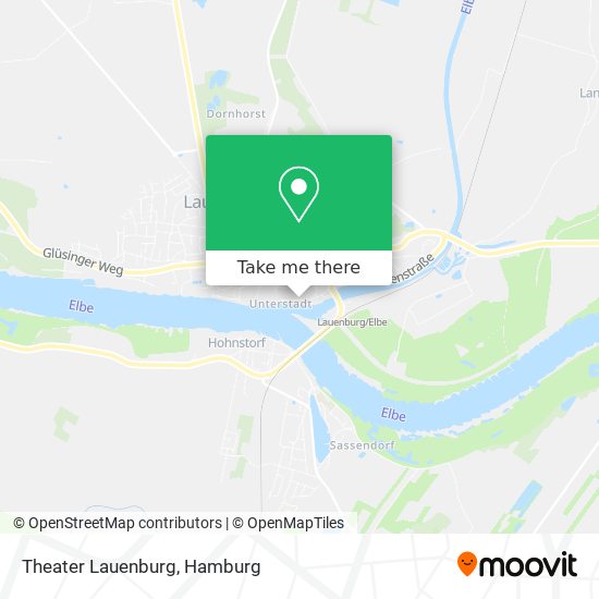 Theater Lauenburg map